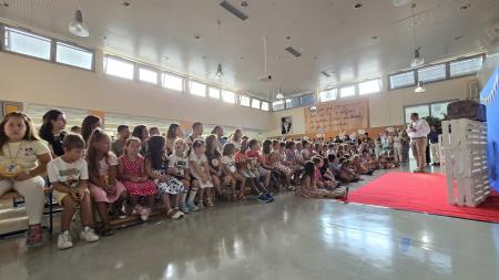 Sprejem prvošolcev v Sežani; Vir: Občina Sežana